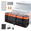 VEVOR 60x24x6 in Hitch Mount Cargo Carrier, 500lb Capacity Folding Trailer Hitch Cargo Basket & Waterproof Cargo Bag