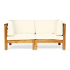 OANA 2-Piece LOVE SEAT SET, BEIGE