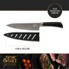 Thyme & Table Non-Stick Coated High Carbon Stainless Steel Kitchen Knives, 3 Piece Set