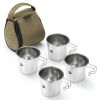 Camp Kitchen Supplies with Cup Bag for Outdoor Adventures