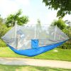 600lbs Load 2 Persons Hammock with Mosquito Net Outdoor Hiking Camping Hommock Portable Nylon Swing Hanging Bed